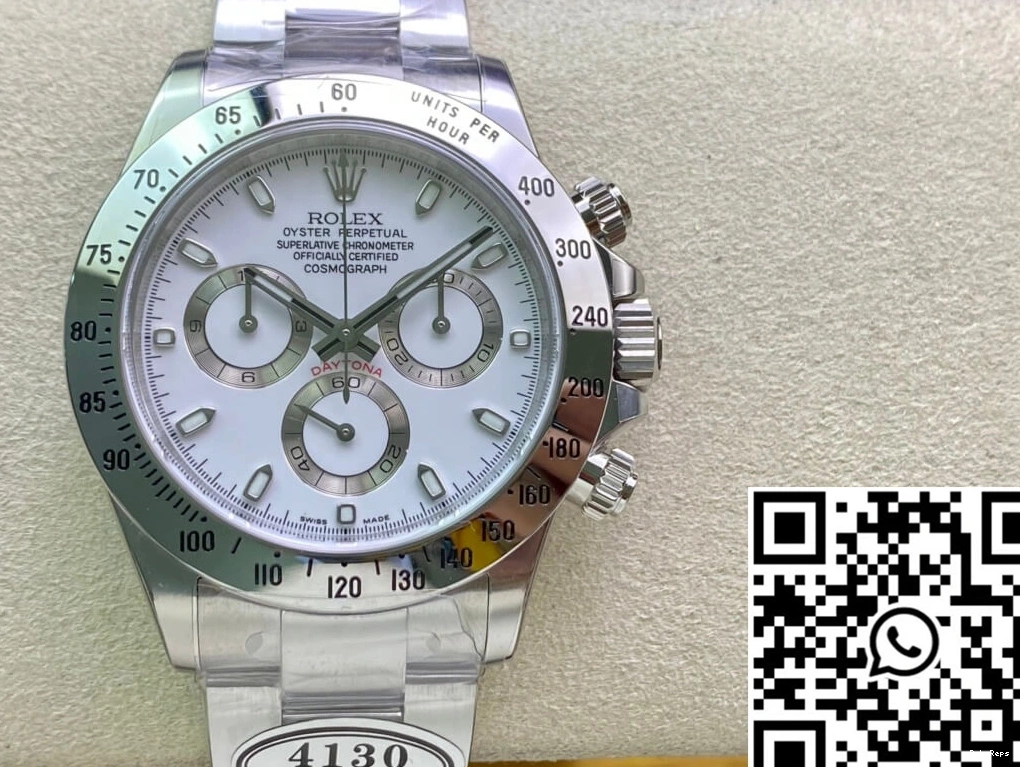 Factory Rolex 116520LN White Clean Cosmograph Dial Daytona 0401